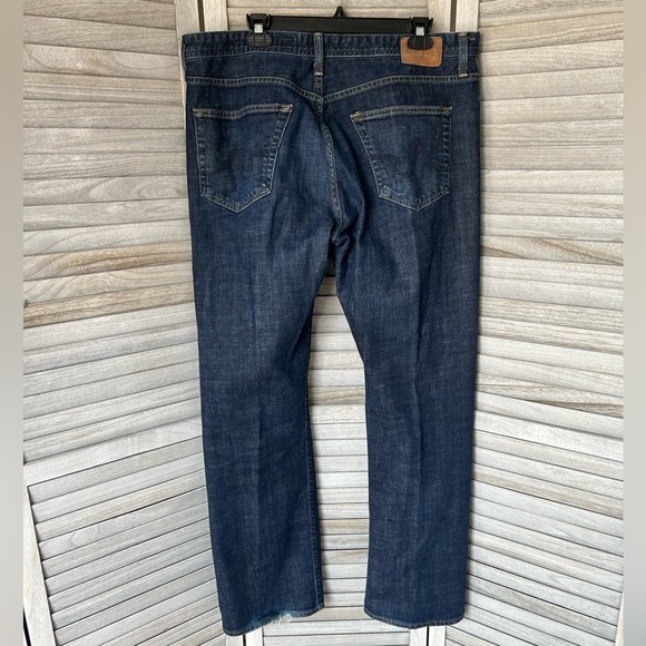 AG Adriano Goldschmied Protege Straight Leg Jeans Mens 38x34 Blue‎ Dark Wash - Picture 3 of 5